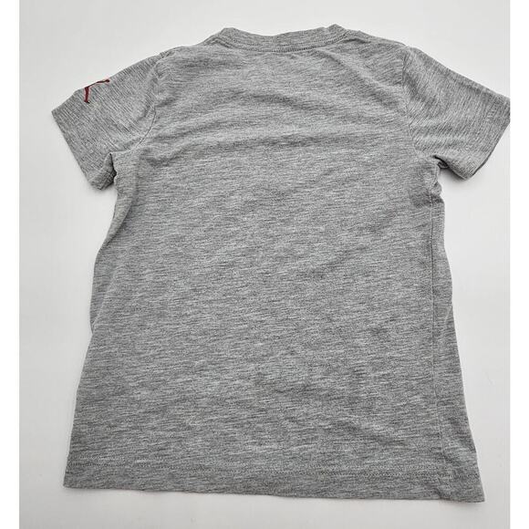 2 Air Jordan Boy's Size 5/6/7 Gray Long Sleeve and Short Sleeve Shirts - Picture 4 of 8
